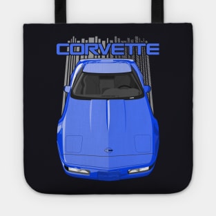 Corvette C4-blue Tote