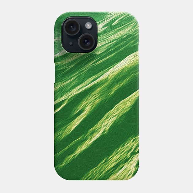 Tropical Green Mountains Oil Effects 5 Phone Case by peachesinthewild