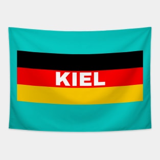 Kiel City in German Flag Tapestry