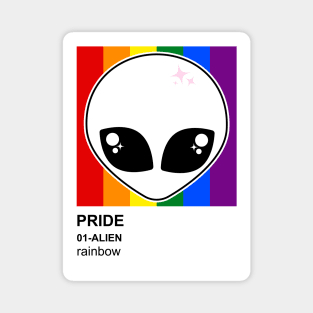 Pride Alien Rainbow Magnet