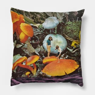 Glowing Mushrooms Pillow