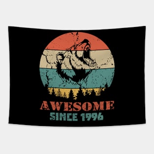 Awesome Since 1996 Year Old School Style Gift Women Men Kid Tapestry