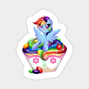 PonyCake Rainbow Dash Magnet