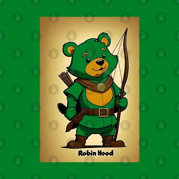 Adventurous Archer: Robin Hood Bear by AlexBRD