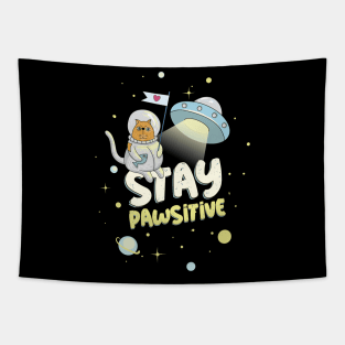 cat in space Tapestry