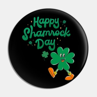 Happy St. Patrick Day - Shamrock Day Pin