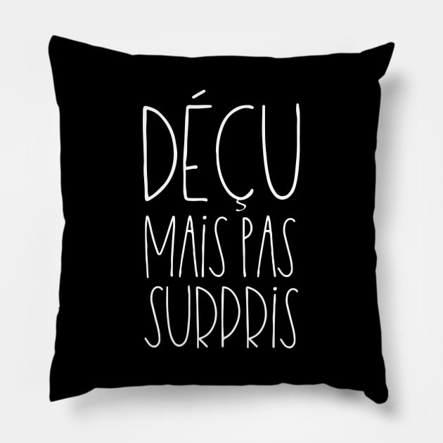 Déçu mais pas surpris Pillow by LemonBox