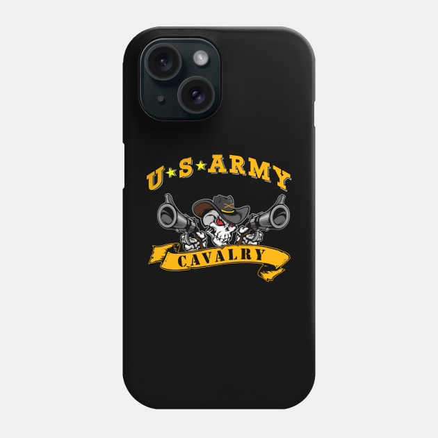 Mod.1 US Cavalry Army Branch Crossed Sabers Phone Case by parashop