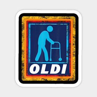 Vintage Oldi Folding Walker Fathers Day Magnet