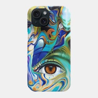 Eye in abstract Phone Case