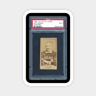 1887 Old Judge (N172) 1 - CAP ANSON Magnet