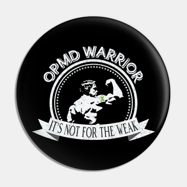 Oculopharyngeal Muscular Dystrophy OPMD Warrior - Awareness Pin by Mr_tee