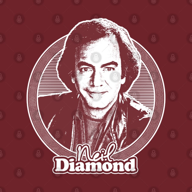 Neil Diamond // Retro 70s Fan Design by DankFutura
