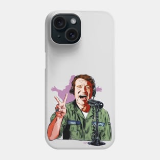 Robin Williams - An illustration by Paul Cemmick Phone Case