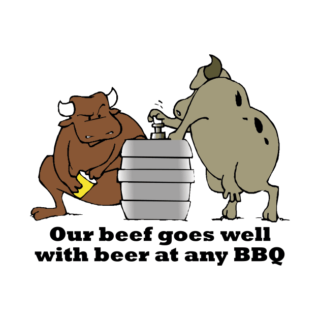 Our beef goes well with beer at any BBQ by shush