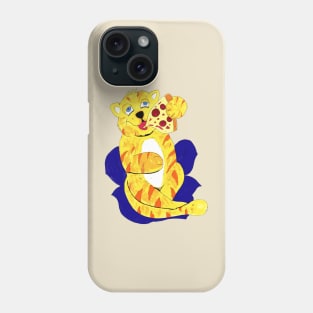 Cat Eating Pizza Phone Case