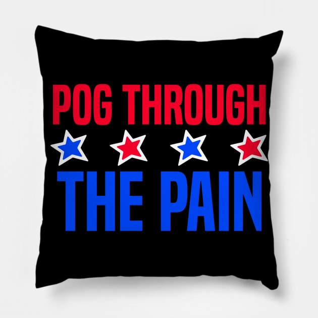 Pog Through The Pain Pillow by Color Fluffy