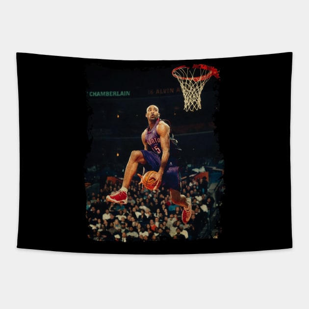 Vince Carter - NBA Slam Dunk Contest Tapestry by Omeshshopart