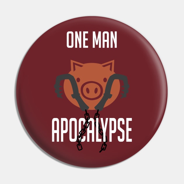 One Man Apocalypse Pin by Noah_morais