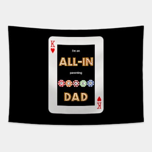 Poker Dad Tapestry