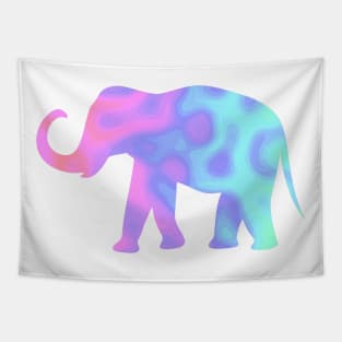 COLORFUL Jungle Elephant Tapestry