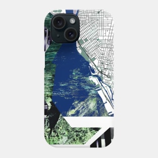 just the city in marvelous collage photo of ecopop Phone Case