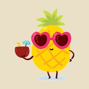 Pineapple summer sunglasses T-Shirt