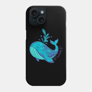 Oh Whale! (turquoise) Phone Case