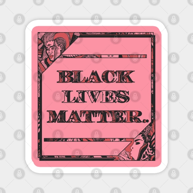 Ambrose Black Lives Matter Period Magnet by kenallouis