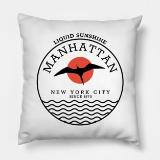 Manhattan - New York City - 1870 Pillow