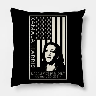 Madam Vice President Kamala Harris Inauguration Day Pillow