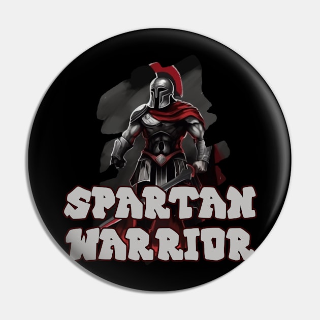 Spartan warrior Pin by Pixy Official