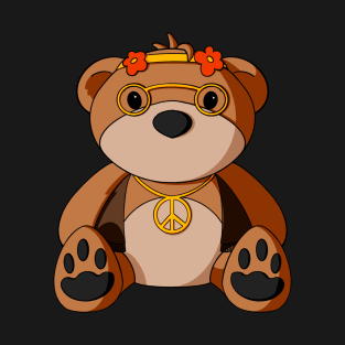 Hippy Teddy Bear T-Shirt