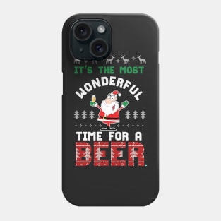 Beer Christmas Xmas Merry Phone Case