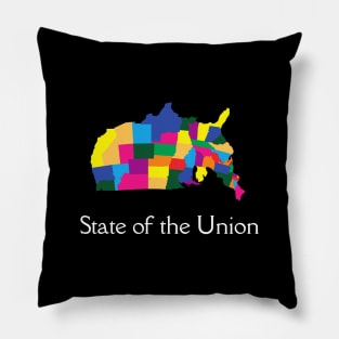 State of the Union is Upside Down Pillow