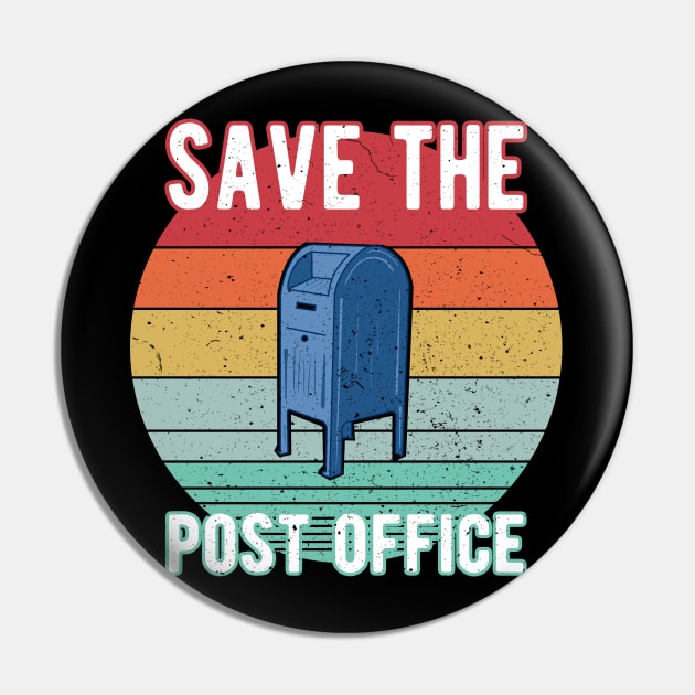 Save The Post Office - Mail in Ballot Pin by KawaiinDoodle