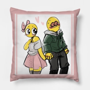 Cursed Emoji Couple Pillow