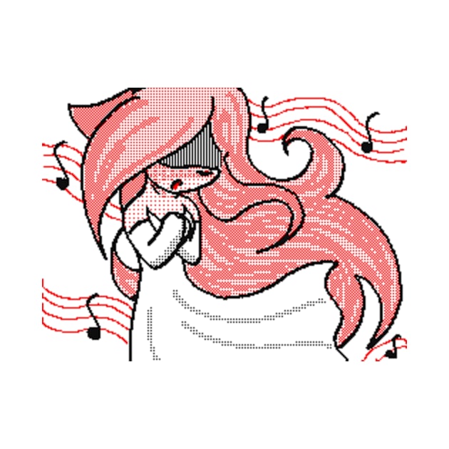 Loretta Singing, Flipnote Drawing by Despina's_Art&Design