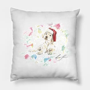 Xmas Labrador Pillow