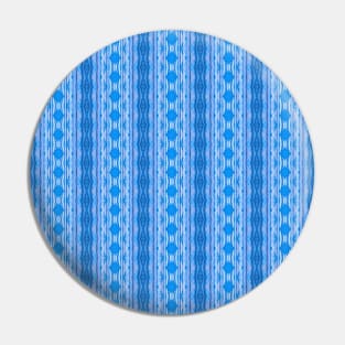 Complex Blue Stripes Pin