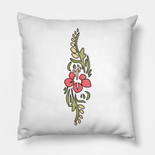 Aesthetic Floral Pillow