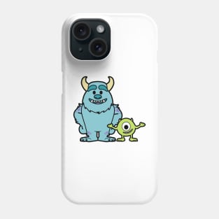 James and Mike Monster Inc Chibi Duo Phone Case