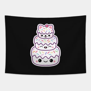 Kitty Cat Cake Tapestry