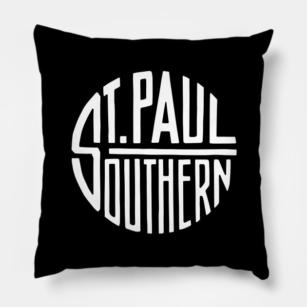 St. Paul Southern Electric Railway Pillow by Railway Tees For All