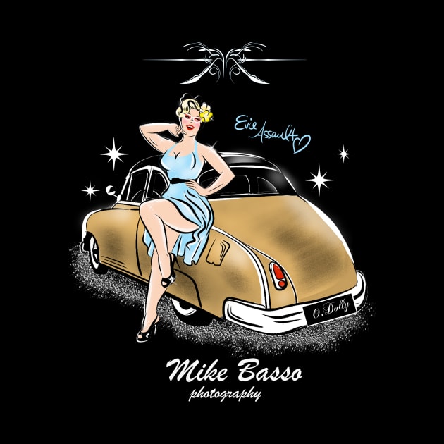 Back Design Black T-Shirt Only by Mike Basso Photography 