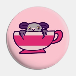 Teacup Aye Aye Pin