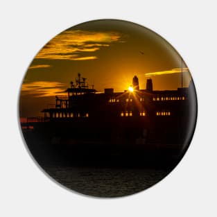 Staten Island Ferry Sunrise Pin