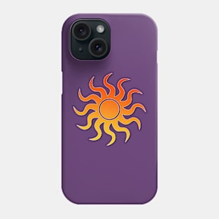 The sun t shirt design Phone Case