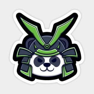 samurai panda head Magnet