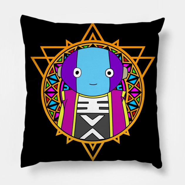 Esoteric Zeno Pillow by Meca-artwork